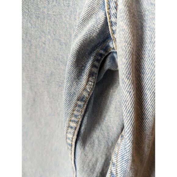 Levi's Jeans Vintage 512 Slim Fit Tapered Leg Rigid Denim Light Wash Misses 12L - Picture 4 of 11